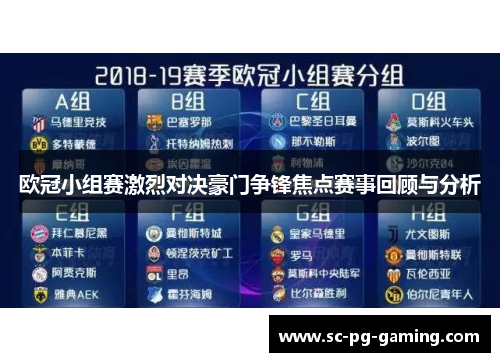 欧冠小组赛激烈对决豪门争锋焦点赛事回顾与分析